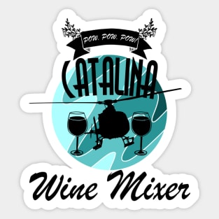 Catalina Wine Mixer Blue Sticker